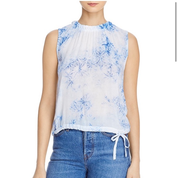 Bella Dahl Tops - NWT Bella Dahl Tie-Dyed Drawstring Hem Top